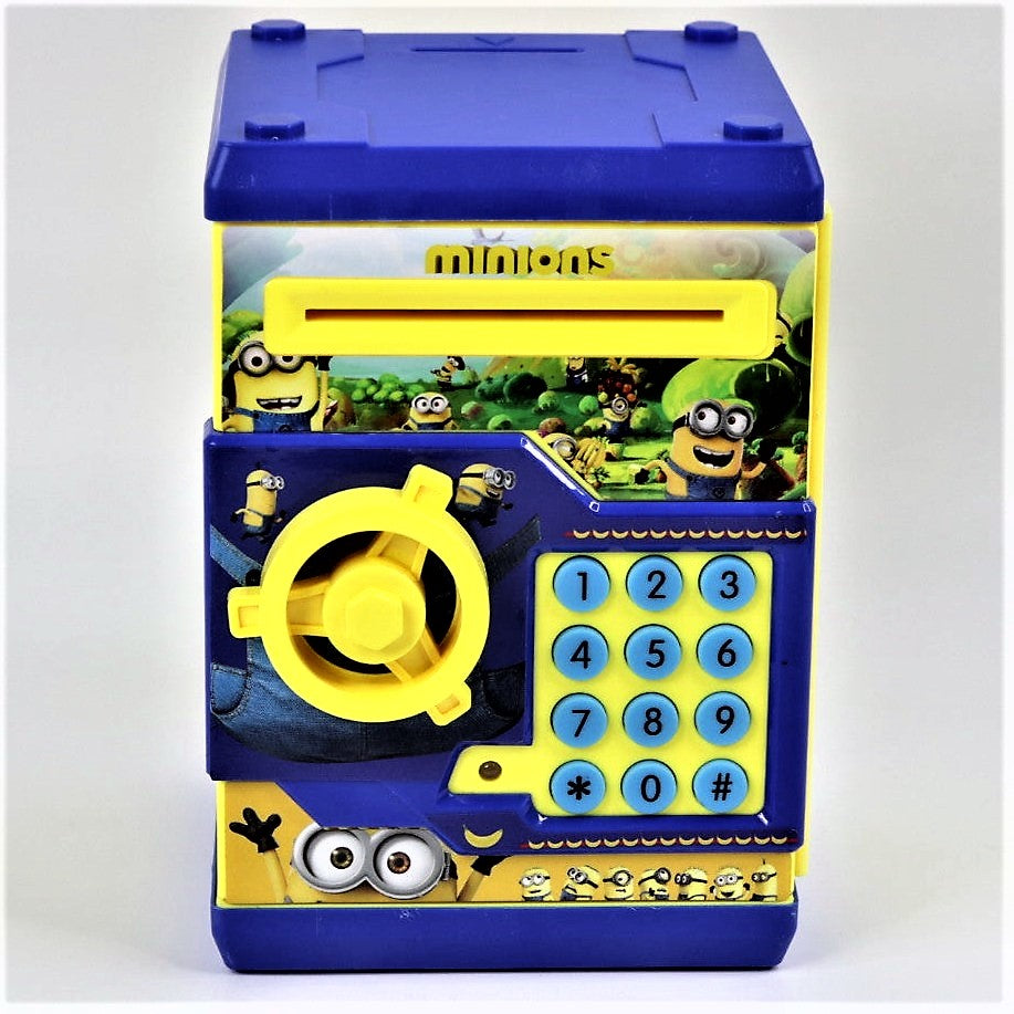 Battery Operated Mini ATM Safe Kids Piggy Saving ATM Bank with Electro