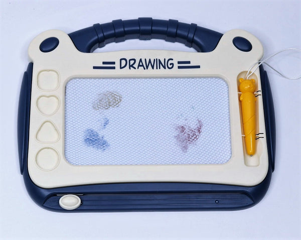 Art & Fun Colorful Magic Slate for Kids Pen Magnetic pad erasable Drawing Writing Learning Board Kids Gift Toy Magnetic Painting Sketch pad for Baby & Children - (Multicolor)