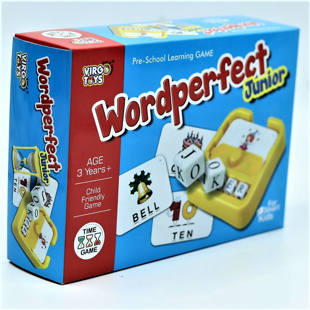 Word Perfect Junior Pre-School Learning Game with Sand Timer Toy for K –  IntelKids