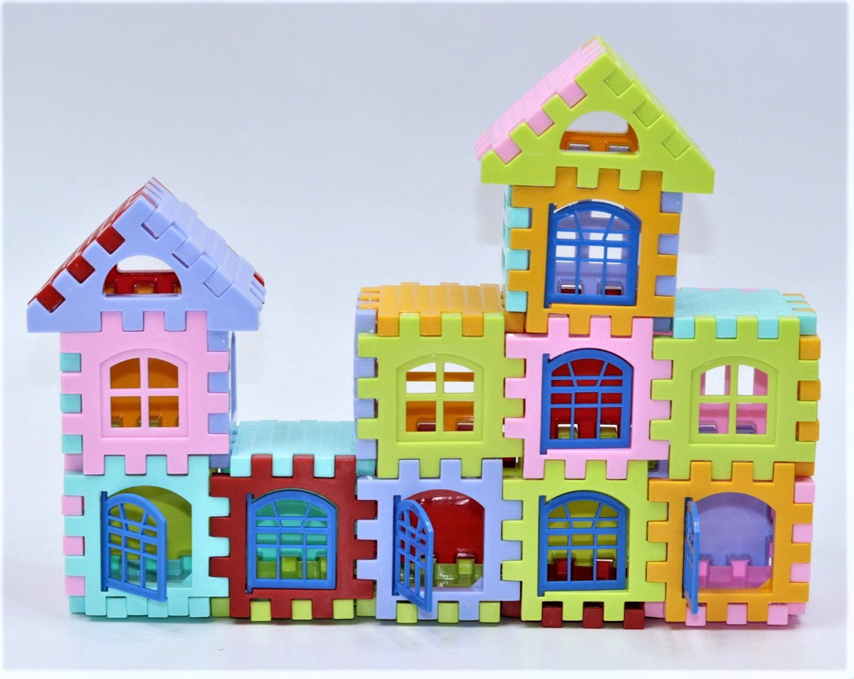 Building Blocks, Toy Blocks, Attractive Windows And Smooth Rounded Edg