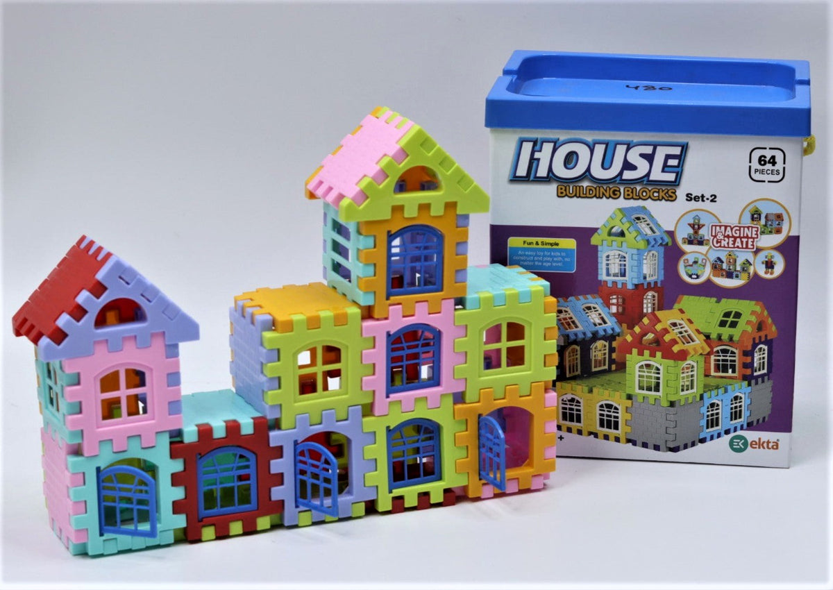 Building Blocks, Toy Blocks, Attractive Windows And Smooth Rounded Edg