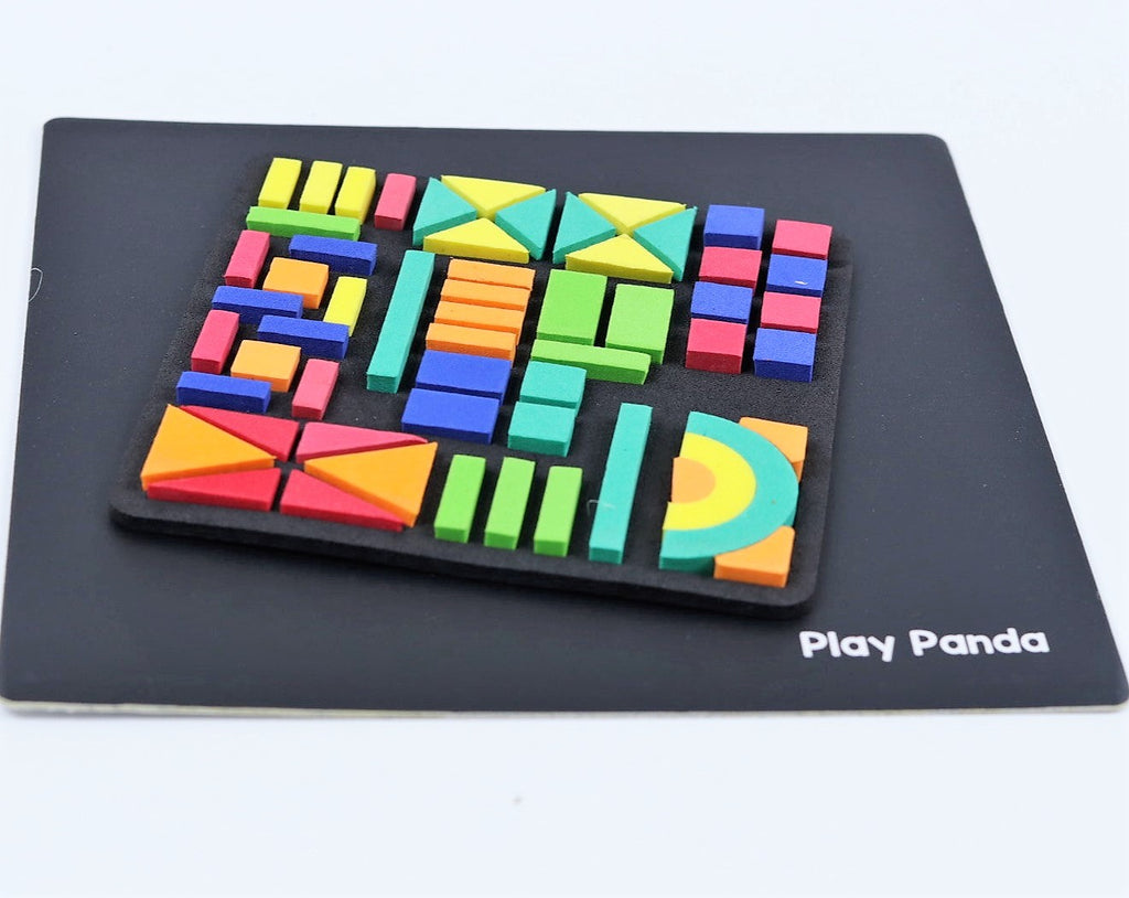 Shape Magnets Game Fun Magnetic Shapes (Junior) board game: Type 1 with 44 Magnetic Shape ...