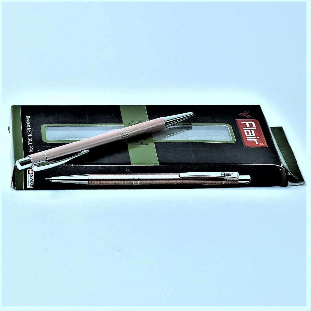 Flair Slim Designer Metallic Ball Point Pen High Quality