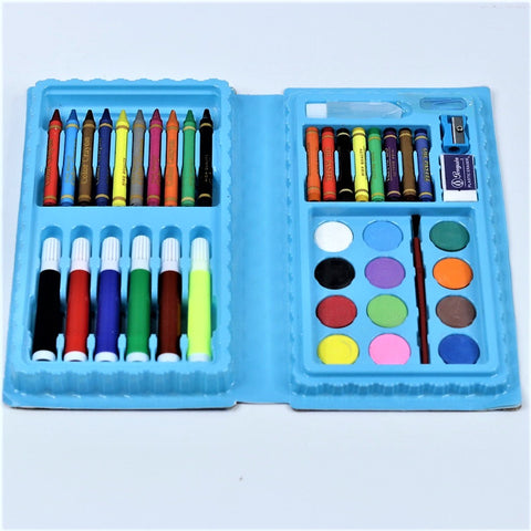 42 Pcs Color Set For Kids Includes Color Pencil, Crayons, Water Color, Sketch Pens (Multicolor)