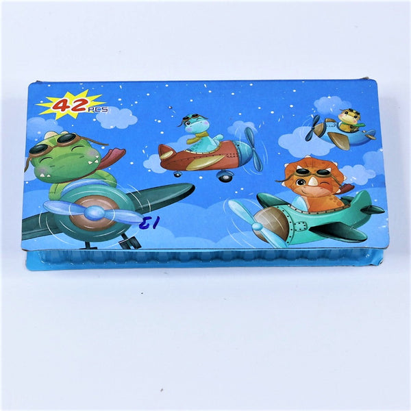 42 Pcs Color Set For Kids Includes Color Pencil, Crayons, Water Color, Sketch Pens (Multicolor)