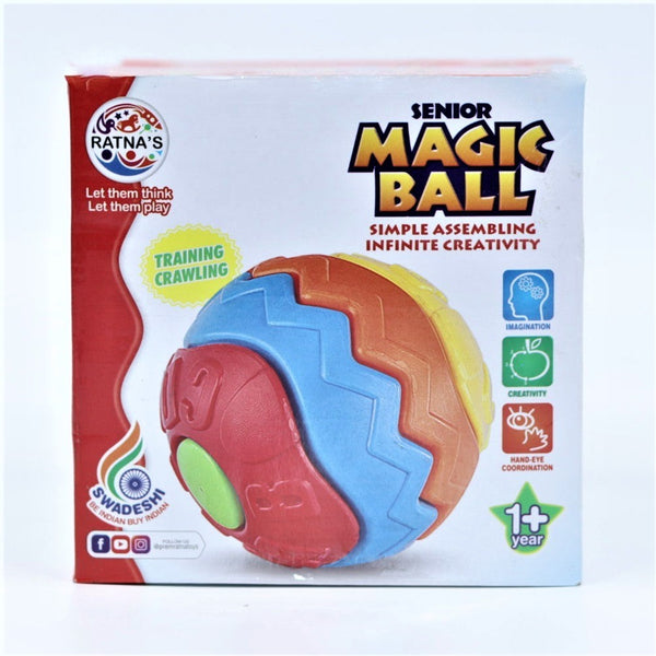 Magic Ball Light Weight Assembling Toy, Training Crawling for Infants, Non Toxic