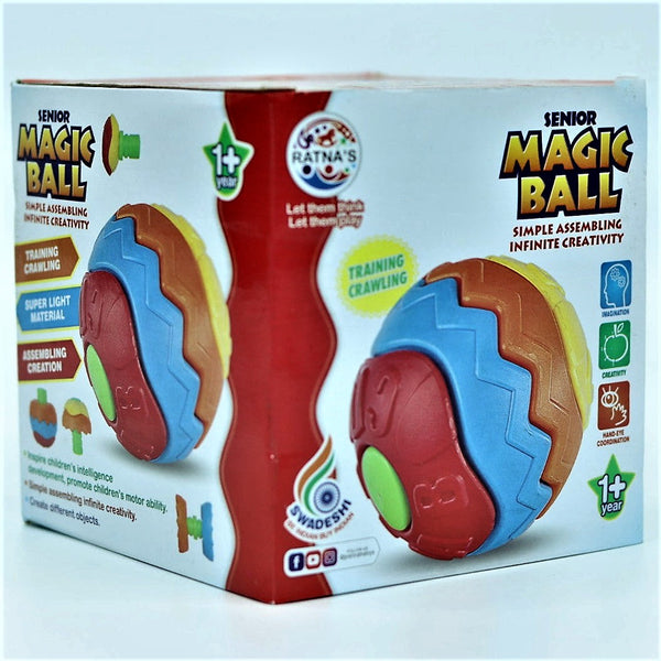 Magic Ball Light Weight Assembling Toy, Training Crawling for Infants, Non Toxic