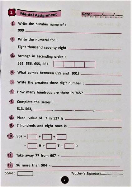 Mental Math Book - Simplified Mental Mathematics Class 3 – Learn and Practice in School, Home and Math Olympiads