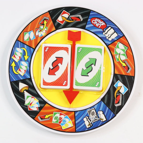 UNO Spin Card Game for Kids & Adult – Fast Fun for Everyone – For 2-10 Players (Multicolor)