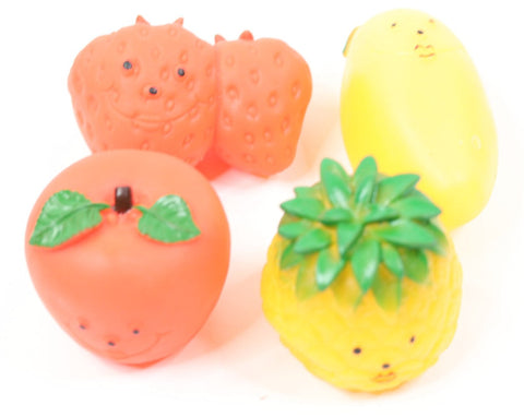 Mansaji’s Healthy Fruits Soft Toys – With Soft Whistle on Squeeze for Infants