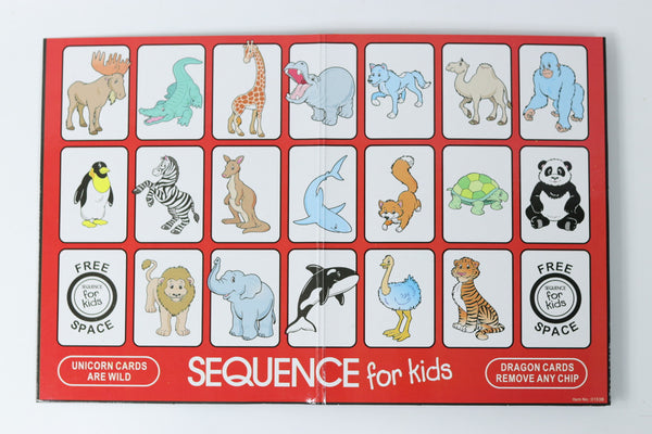 Sequence for Kids the Fun and Educational Board Game for Kids, Ultimate Game (Multicolor)