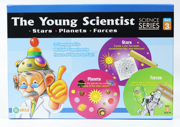 The Young Scientist Set – 3 Concepts – Stars, Planets and Forces Learn Science the Easy Way Out