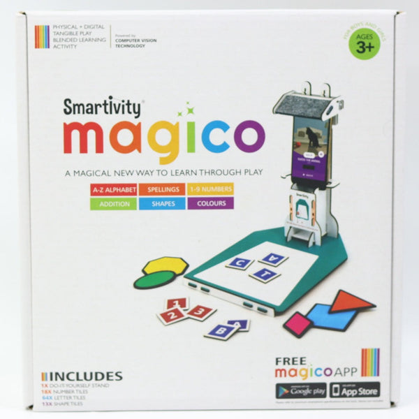 Smartivity Engineered Wood Magico (English, Math, Shape, Colour) Learning Activity, Multicolour, 3 years and above