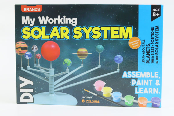 Learning & Education Activity Science Kit Game (My Working Solar System) – Build your Solar Planetarium