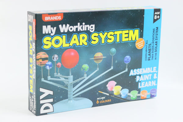 Learning & Education Activity Science Kit Game (My Working Solar System) – Build your Solar Planetarium