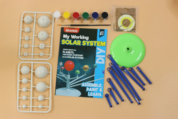 Learning & Education Activity Science Kit Game (My Working Solar System) – Build your Solar Planetarium