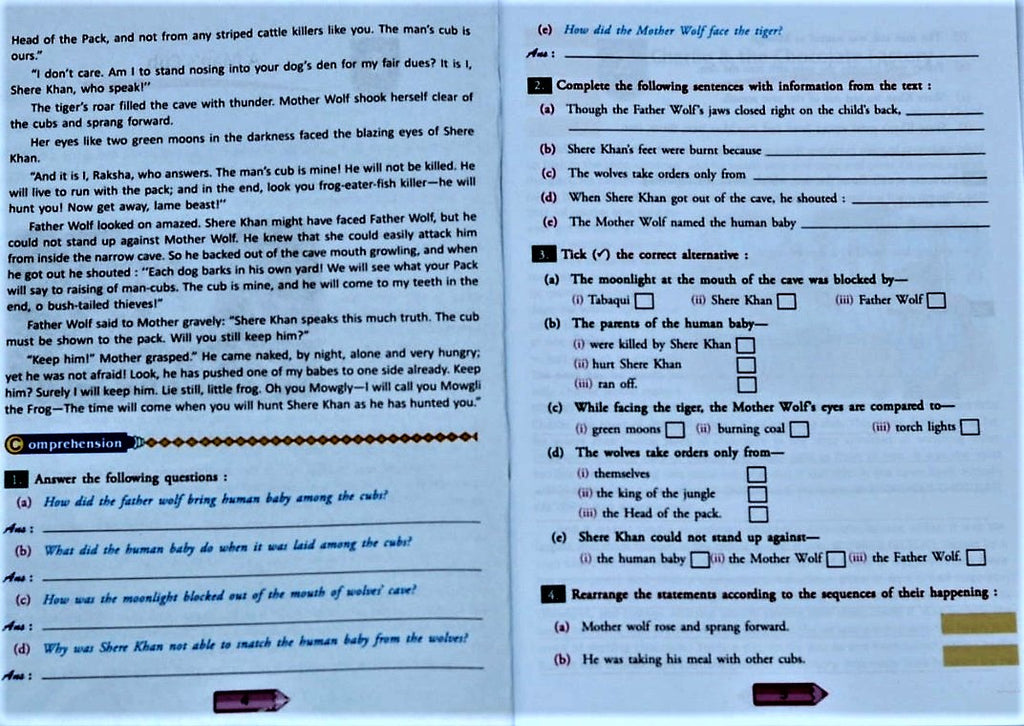 English Comprehension Book - Comprehension Made Simple for Class 7 and ...