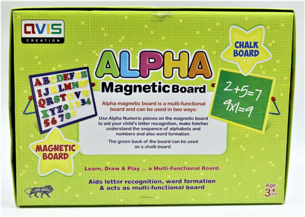 2-in-1 Alpha Magnetic Board for Kids to Learn Their Preschool Lessons