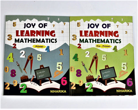 Joy of learning Math – Part 1 and 2 for Pre-primer and Primer level books
