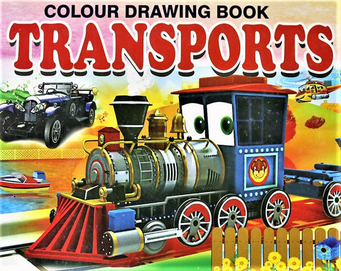 Transport Coloring Book - for Kids from age 2 to 7 years
