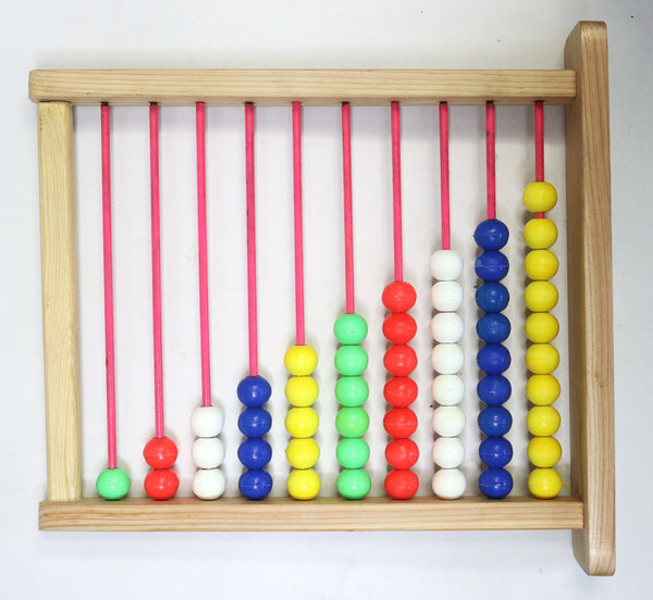 Colorful Wooden Abacus for Kids - Counting Math & Learning Toy(Multicolor)