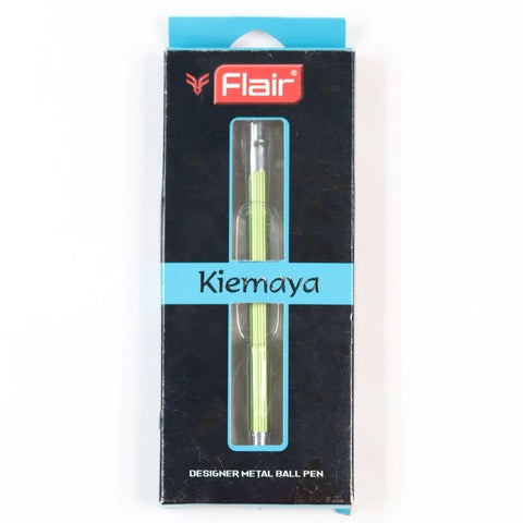 Flair Kiemaya Designer Metal Ball Pen Blue Ink Fine tips