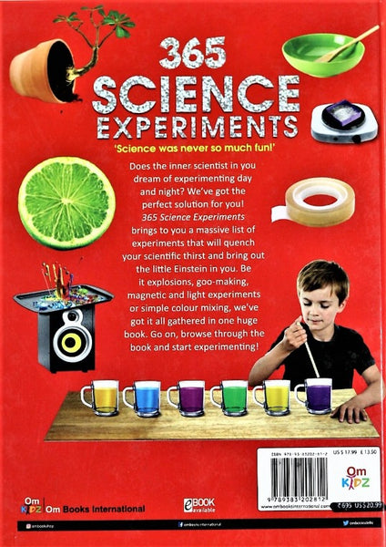 Best Science Experiment Book for Children - Encyclopedia of 365 Science Experiments (365 Series) – Science Experiments Encyclopaedia for Kids Hardcover