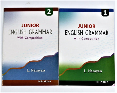 Junior English Grammar with Composition – A set of 2 books to learn English grammar