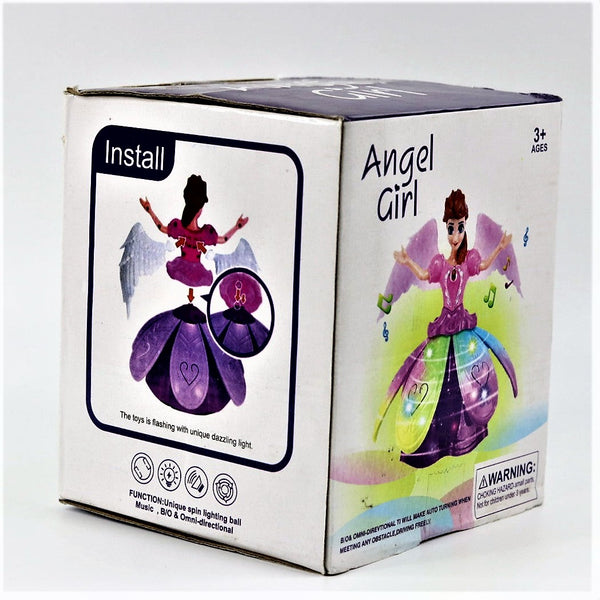 Angel Girl with Light and Music, Dancing Rotating Musical Fairy Princes Angel Doll Toy for Kids (Angel Girl)