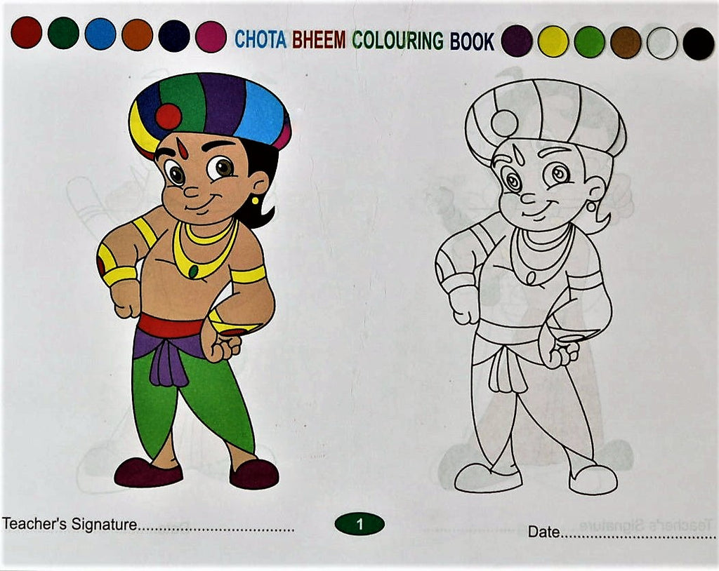 Chota Bheem Drawing | How to Draw Chhota Bheem | Sketches | Drawing -  YouTube