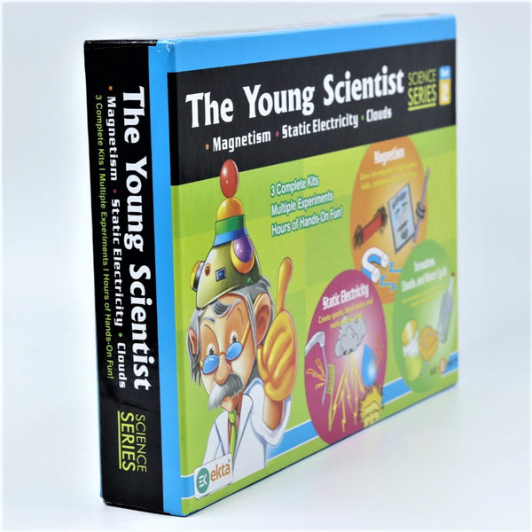 The Young Scientist Set – 2 Concepts - Magnetism, Static Electricity, Tornadoes, Clouds & Water cycle