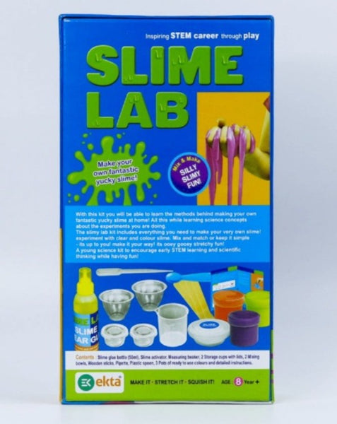 Slime Making DIY Kit for Kids, Make Your Own Fantastic Yucky Slime at Home, Slime Lab Activity Play Set for Girls & Boys STEM Learner