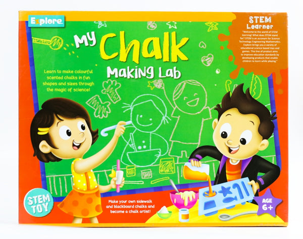 My Chalk Making Lab the Magic of Science and Chemistry Experiment / Learning & Educational DIY Activity Toy Kit for Kids