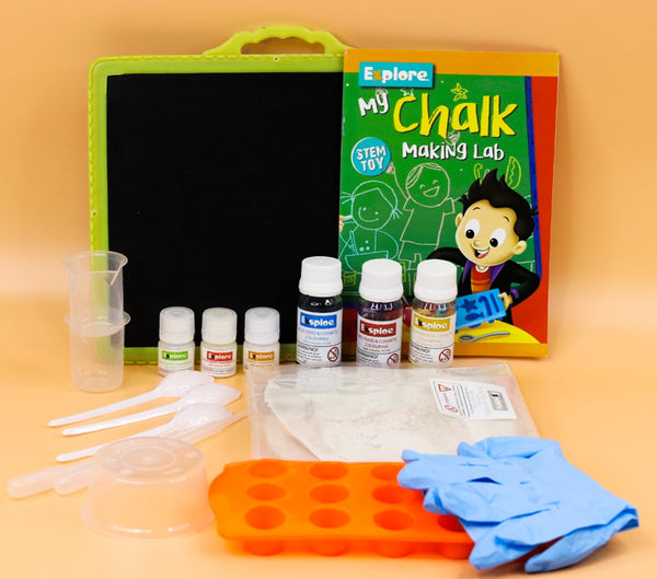 My Chalk Making Lab the Magic of Science and Chemistry Experiment / Learning & Educational DIY Activity Toy Kit for Kids