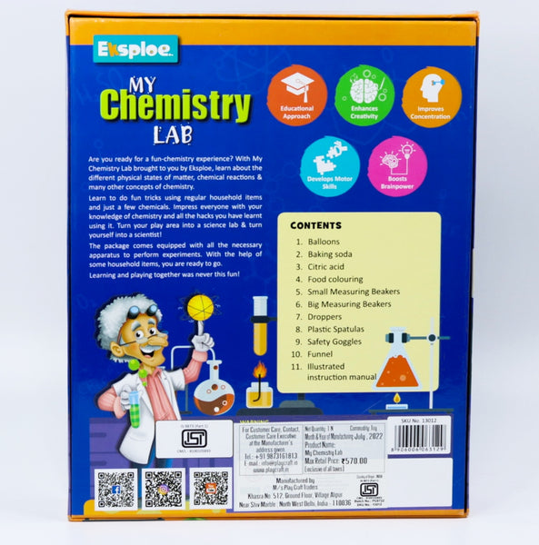 Chemistry Lab kit for Kids | STEM Learner | My Chemistry Lab (Learning & Educational DIY Activity Toy Kit, for Ages 6+ of Boys and Girls) (My Chemistry) Pack of 5