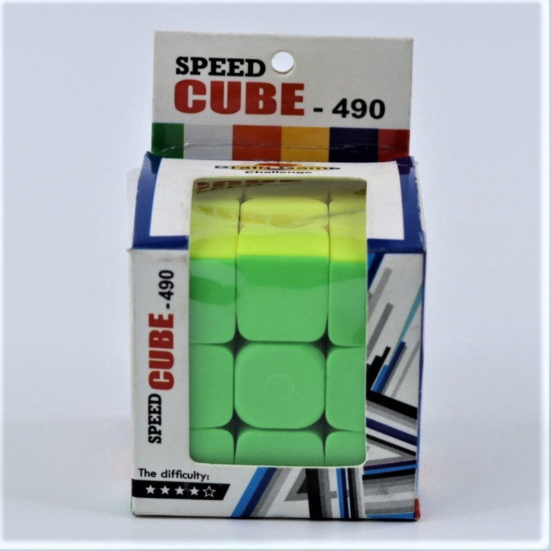 3X3 Cube High Speed Sticker less Magic Cube Puzzle-Anti Stress for Adu ...