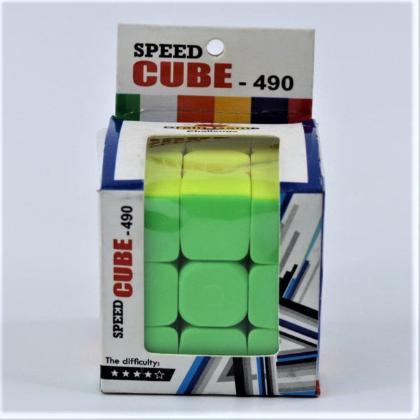 3X3 Cube High Speed Sticker less Magic Cube Puzzle-Anti Stress for Adults and Kids