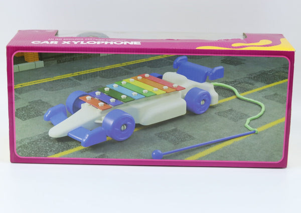 2 in 1 Multicolor Musical Car cum Xylophone Toy with 8 Metal Nodes and 2 Mallets | BIS approved