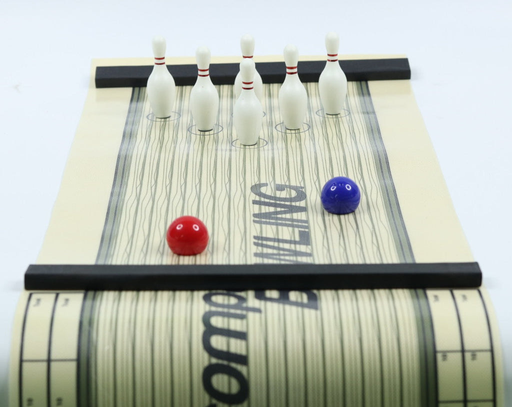 Plastic Cool Table Top Mini Bowling Board Play Set for Kids