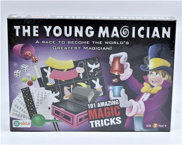 The Young Magician 101 Amazing Magic Tricks for Kids, Magician Set for 7+ Year Old - Multicolor