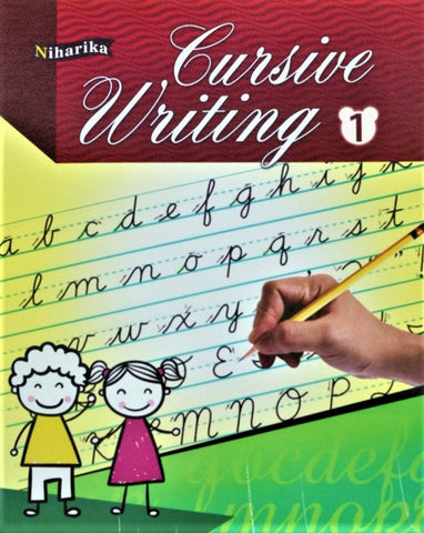 Cursive Writing Book 1 - Capital Letters, Small Letters, Joining Letters, Words, Sentences - Handwriting Practice Books for Age 5+ years Paperback