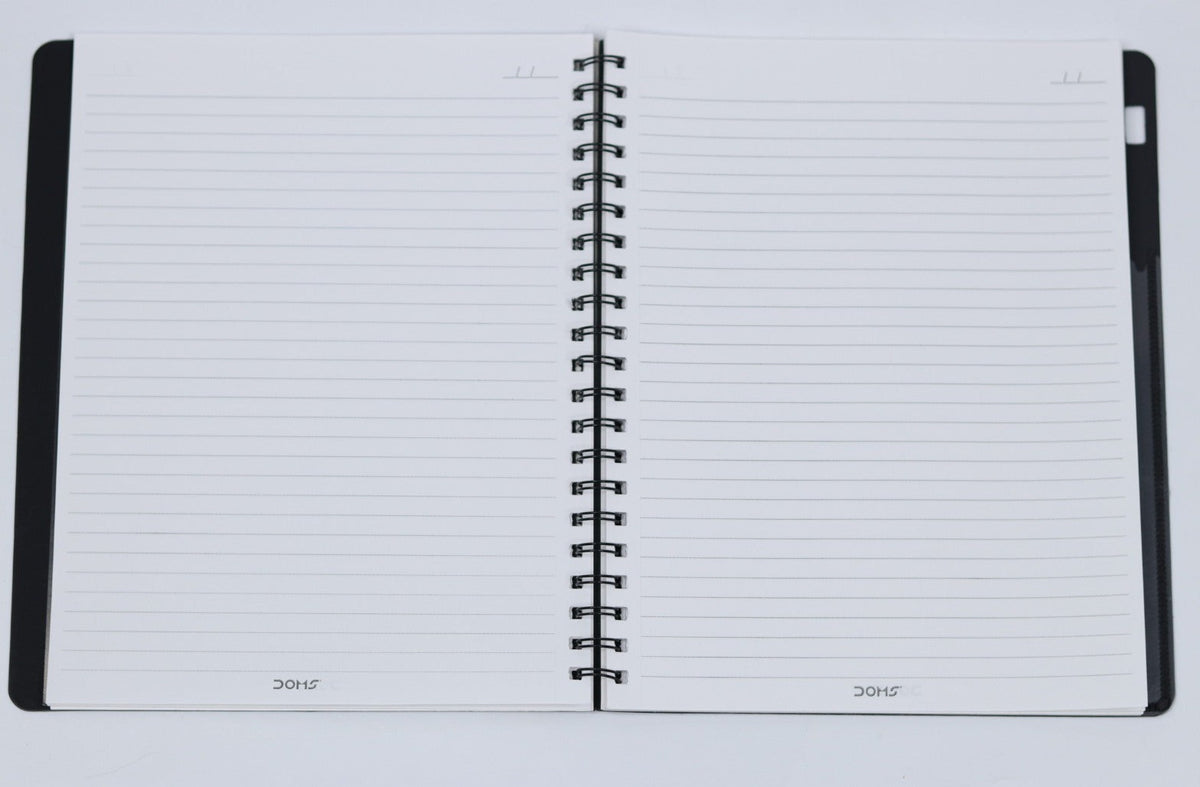 DOMS Spiral Binding 1 Subject Note Book 160 Pages, Black for School, C ...