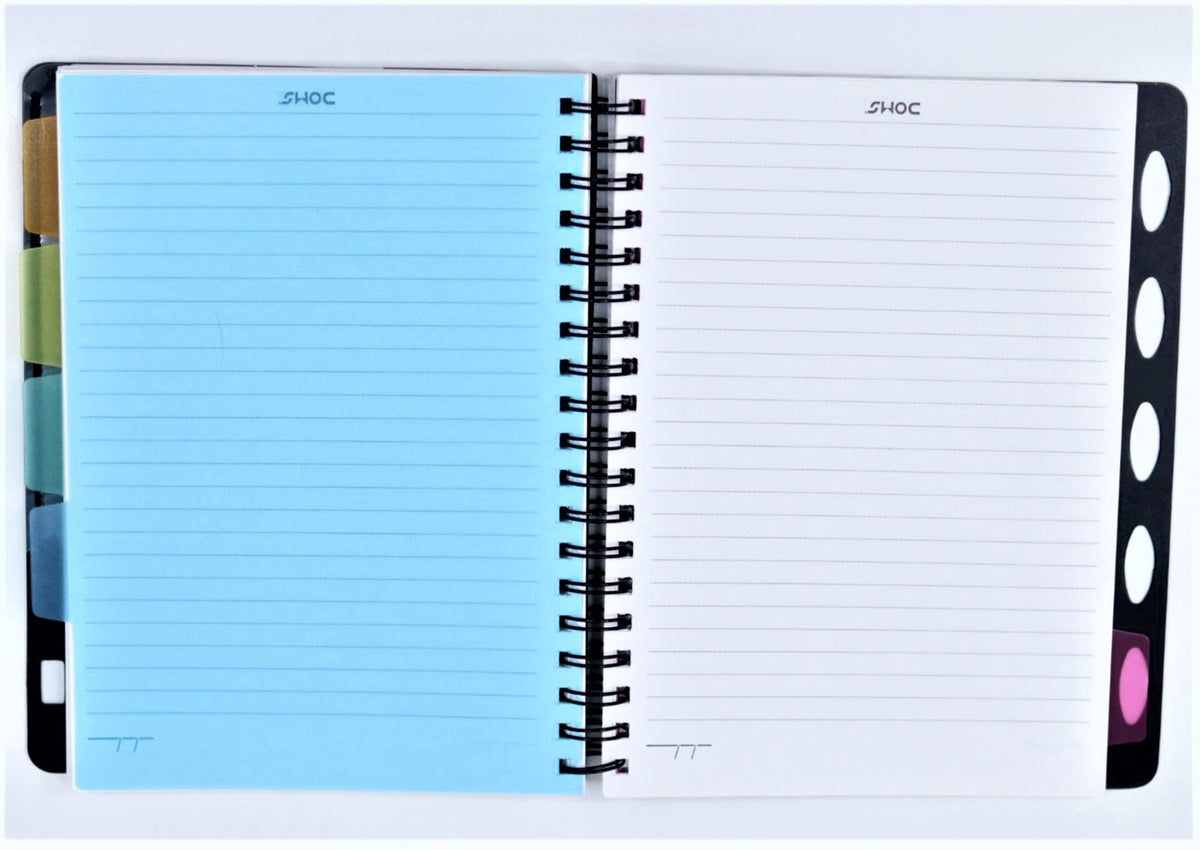 DOMS Spiral Binding 5 Subject Note Book 300 Pages, HI Bright 70 GSM Pa ...