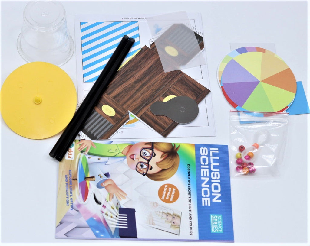 Experiments In Store Illusion Science Kit for Kids with 35 Experiments Science Series Play ...
