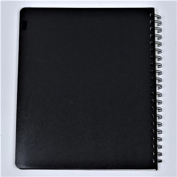 DOMS Spiral Binding 1 Subject Note Book 160 Pages, Black for School, College and Office