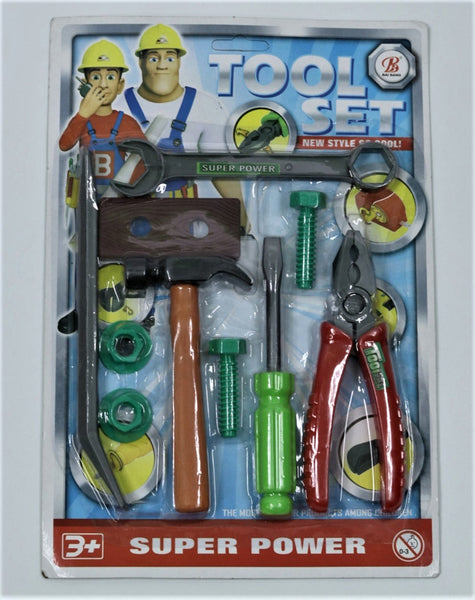 Royaltail set toys for kids, pretend playset, tool set construction tools,(random set) Pack of role play engineer workshop tool kit for kids-plastic, Multicolor