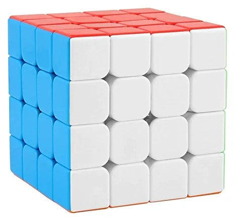 Combo Set of 3X3 & 4X4 Cube High Speed Stickerless Magic Cube Puzzle-Anti Stress for Adults and Kids