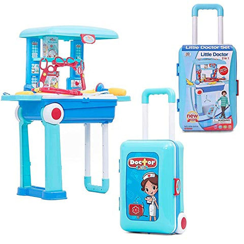 Pretend Play Trolley Type Doctor Play Set for Kids Science toy