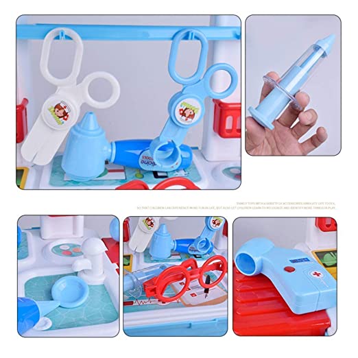 Pretend Play Trolley Type Doctor Play Set for Kids Science toy