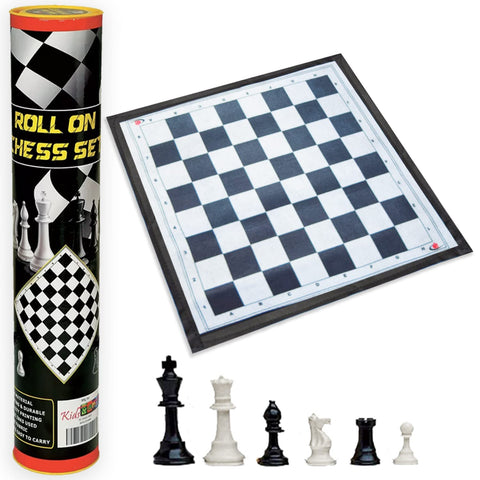 Travel Chess Set - Tournament Chess Set | Portable Chess Set Comes in a Paper Tube
